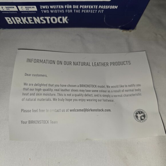 Birkenstock Arizona Big Buckle Cognac Oiled Leather, US W6/M4, New in Box - Picture 8 of 12